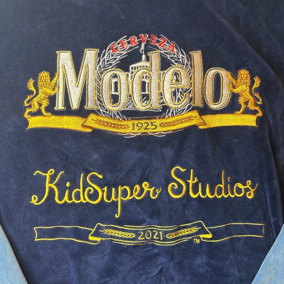 KidSuper Studios X Modelo Velvet Track Jacket (GREAT CONDITION) RARE - Picture 9 of 10